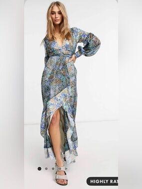 Blue Floral Dress